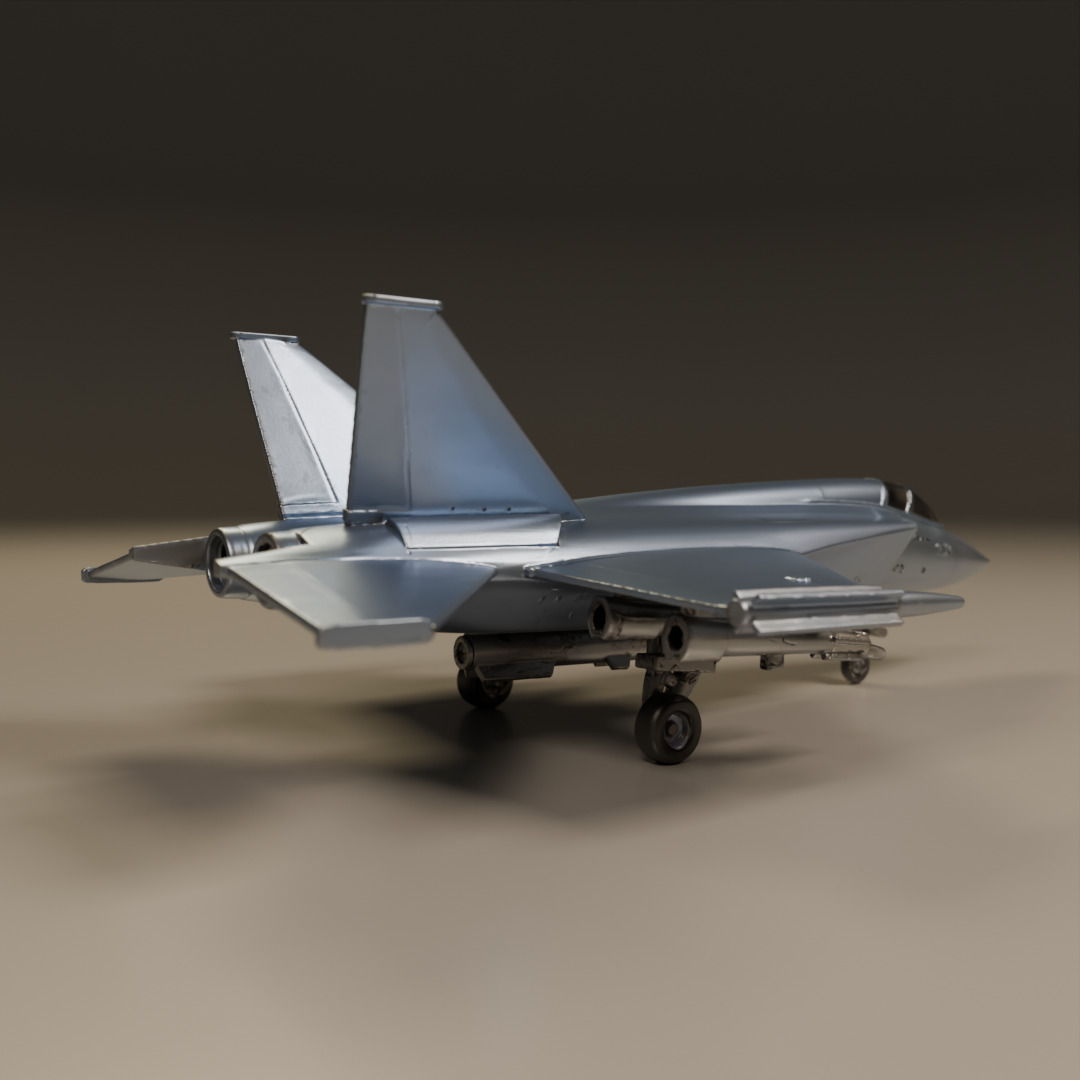 fighter jet 3D print model_7