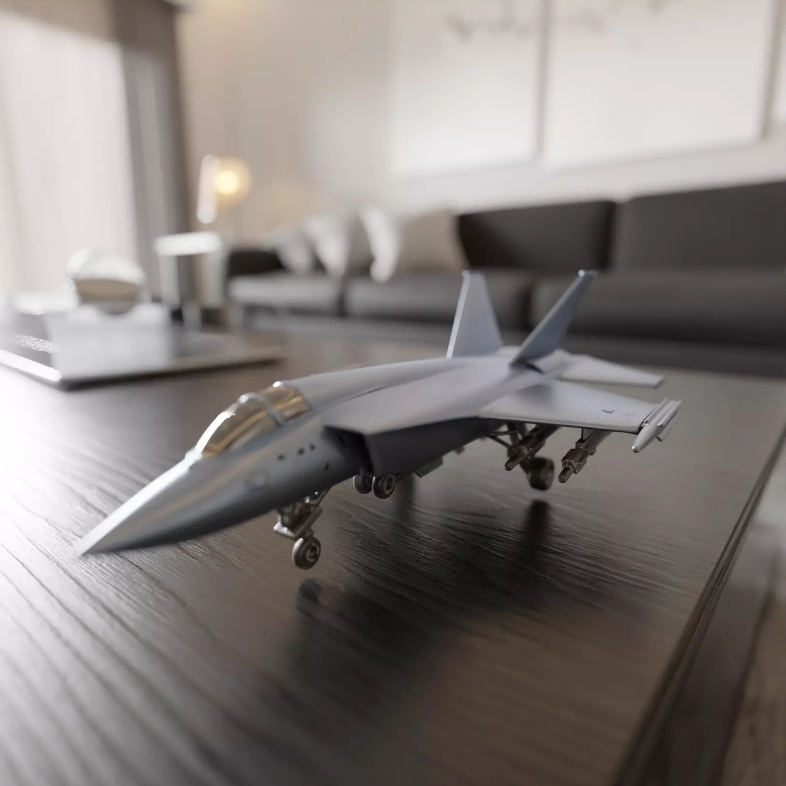fighter jet 3D print model_0