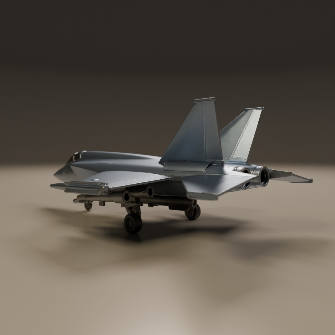 fighter jet 3D print model_6