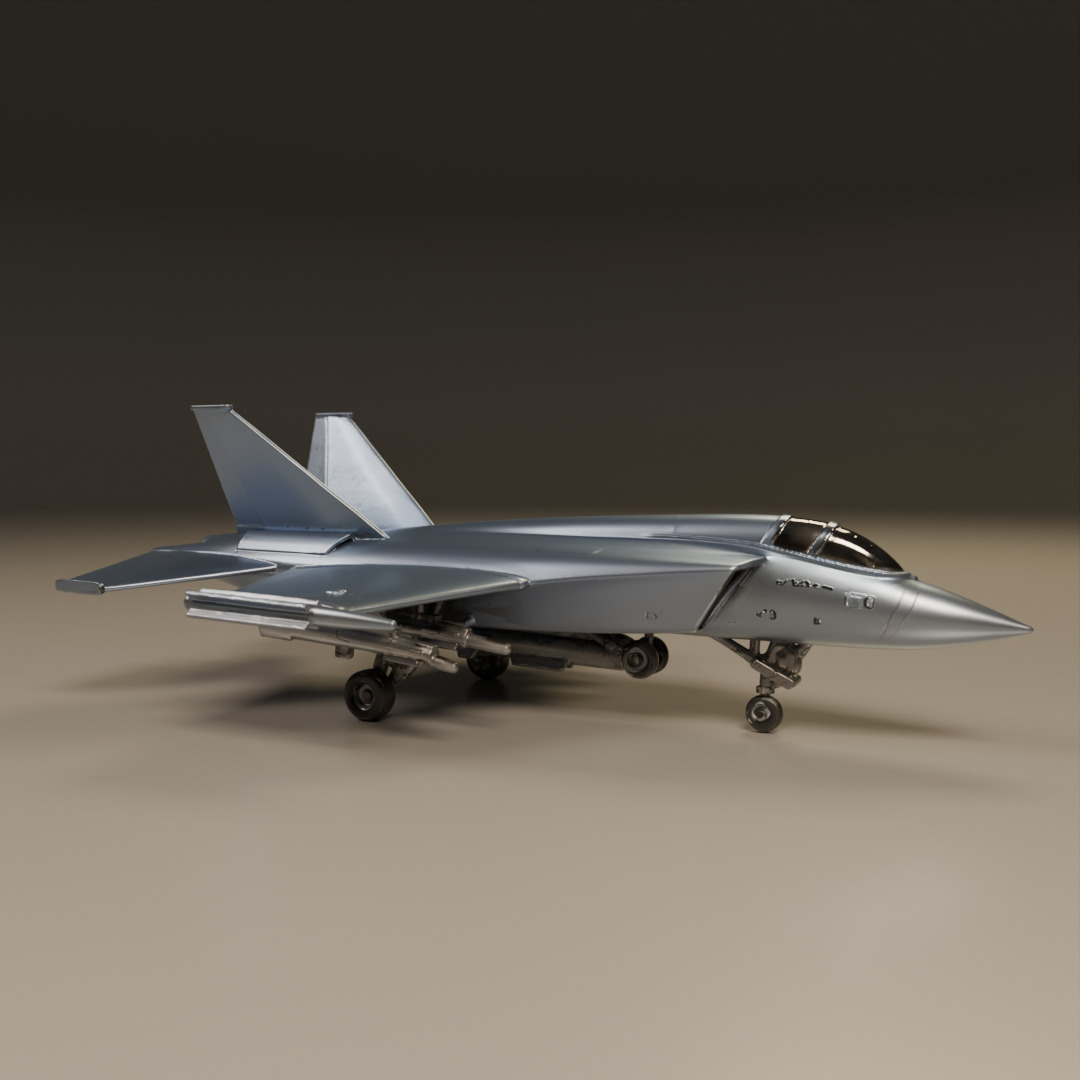 fighter jet 3D print model_4