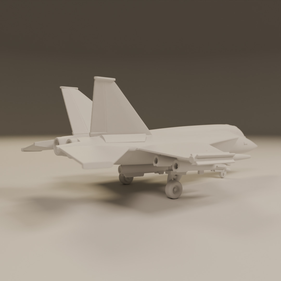 fighter jet 3D print model_15