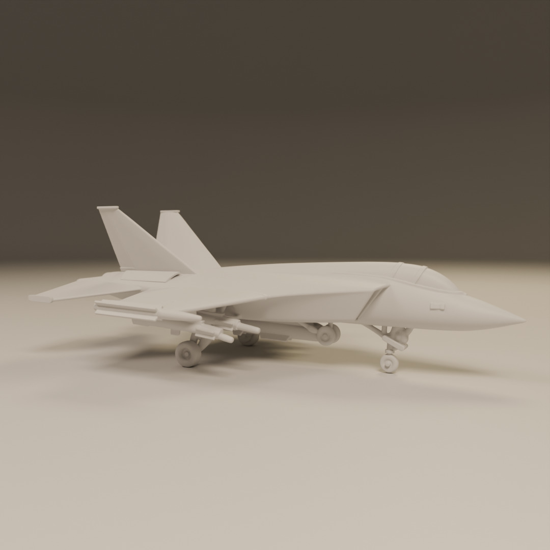 fighter jet 3D print model_12