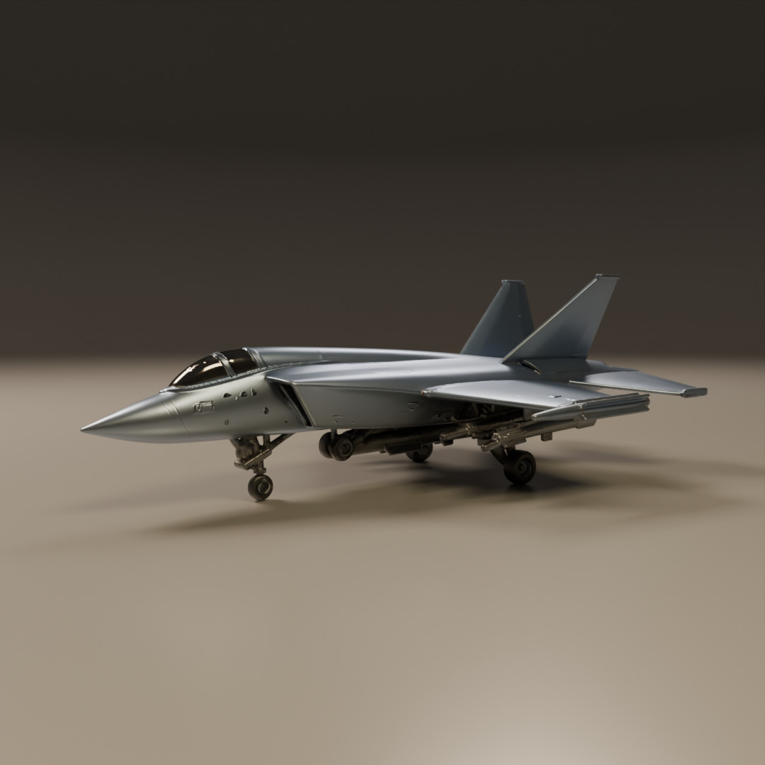 fighter jet 3D print model_5