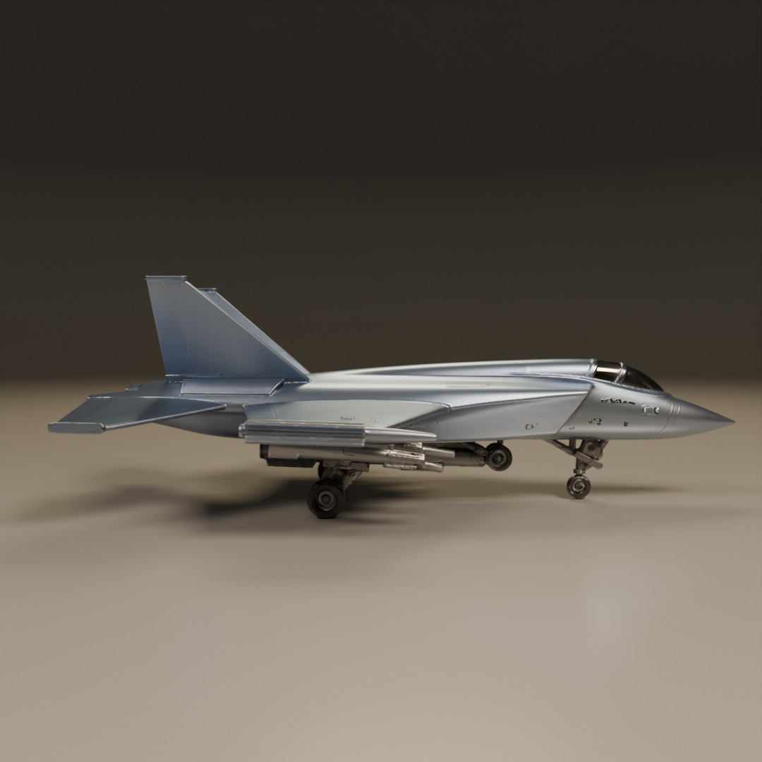 fighter jet 3D print model_1