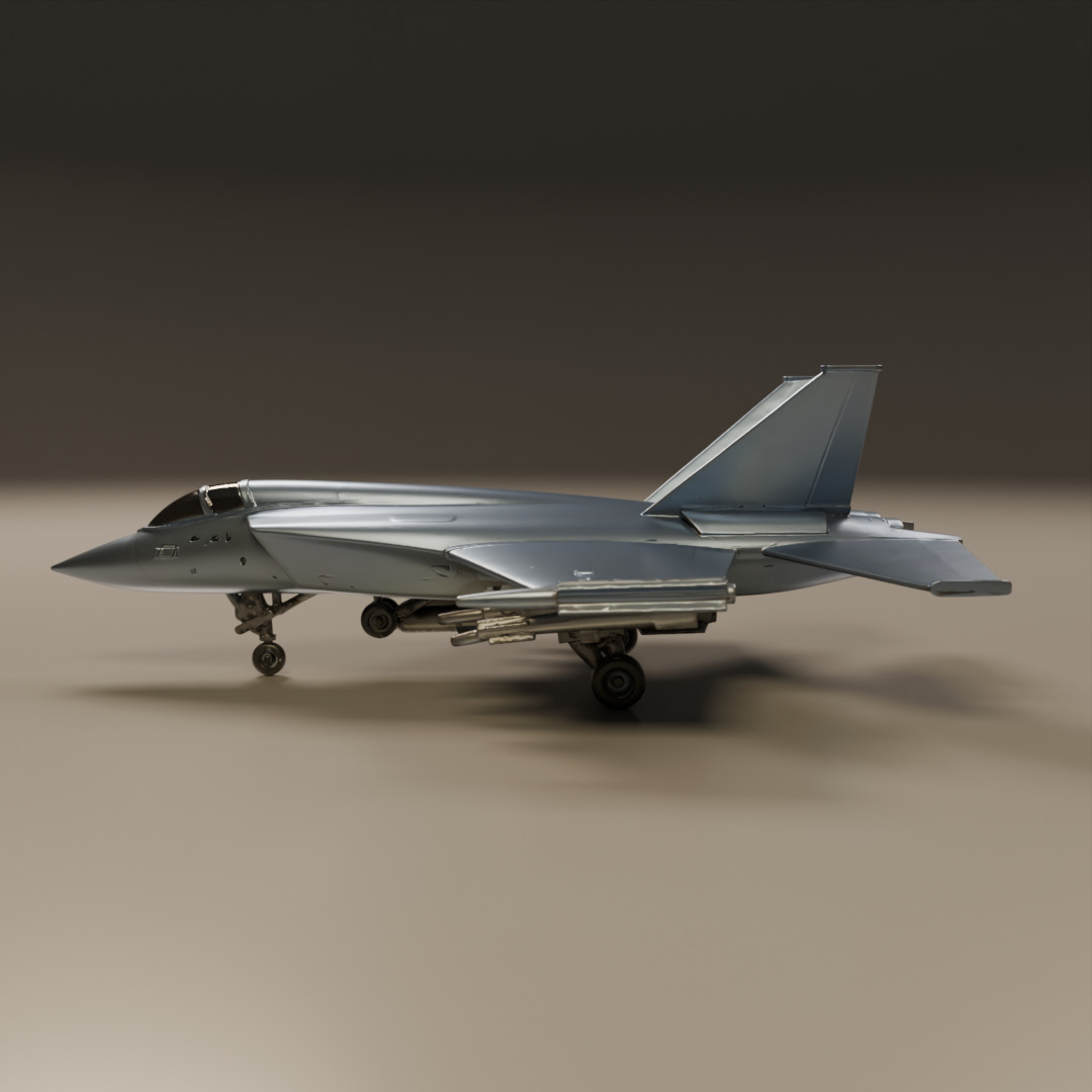 fighter jet 3D print model_2