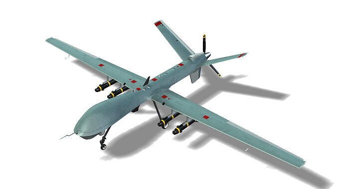 Reaper  Drone Low-poly 3D model