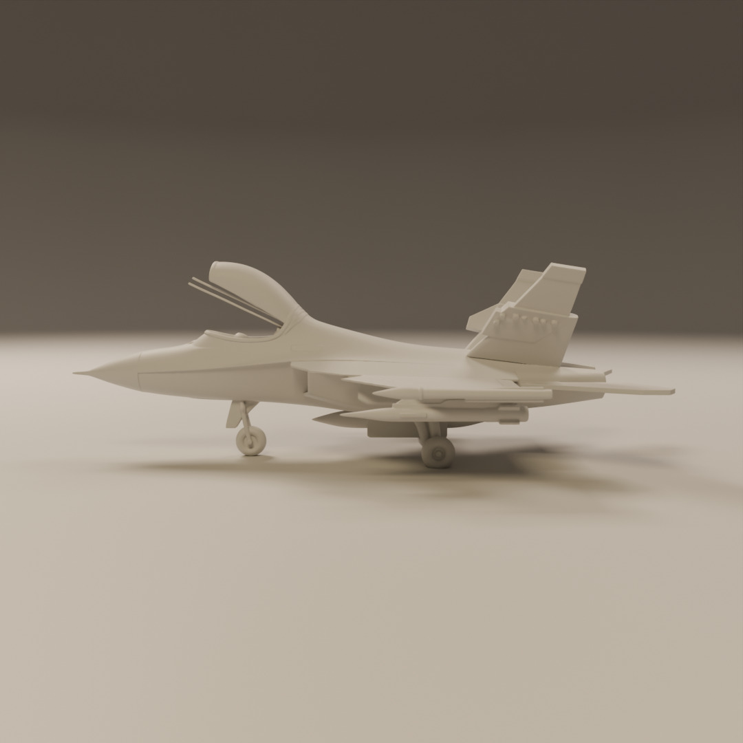 fighter jet 3D print model_10