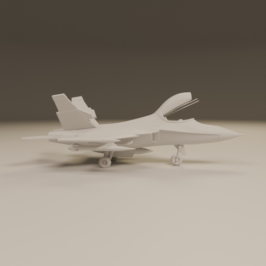 fighter jet 3D print model_9