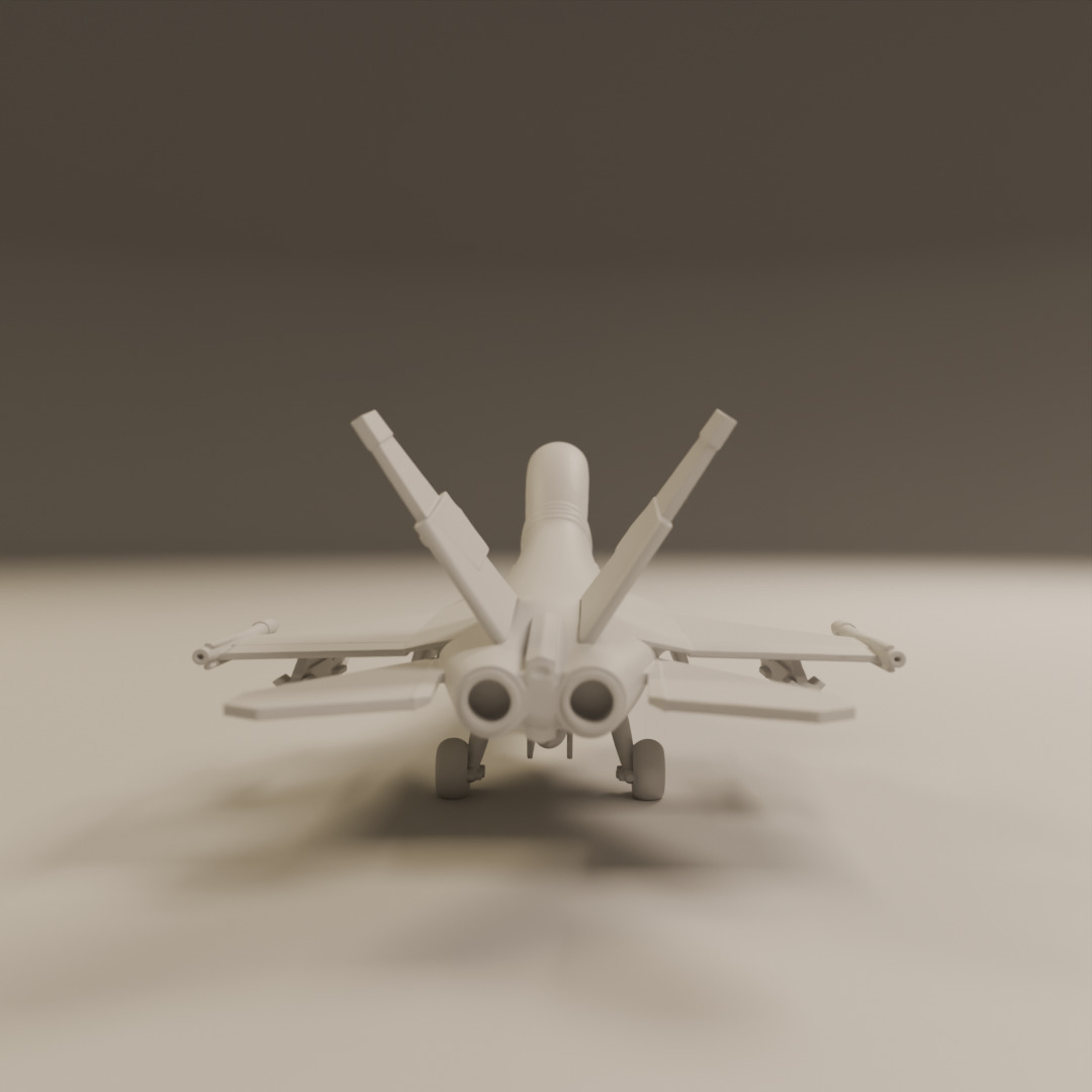 fighter jet 3D print model_11