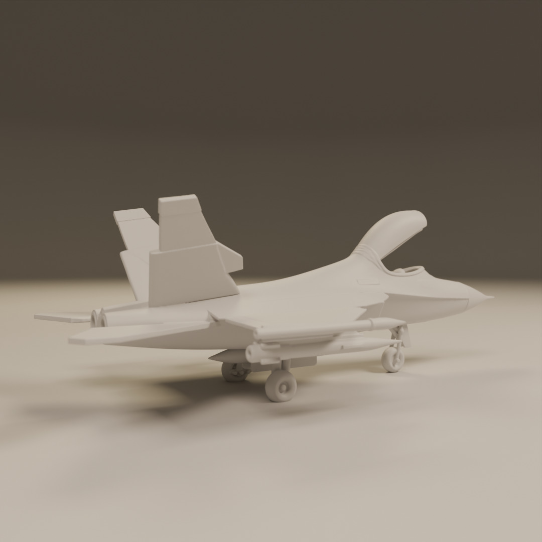 fighter jet 3D print model_15