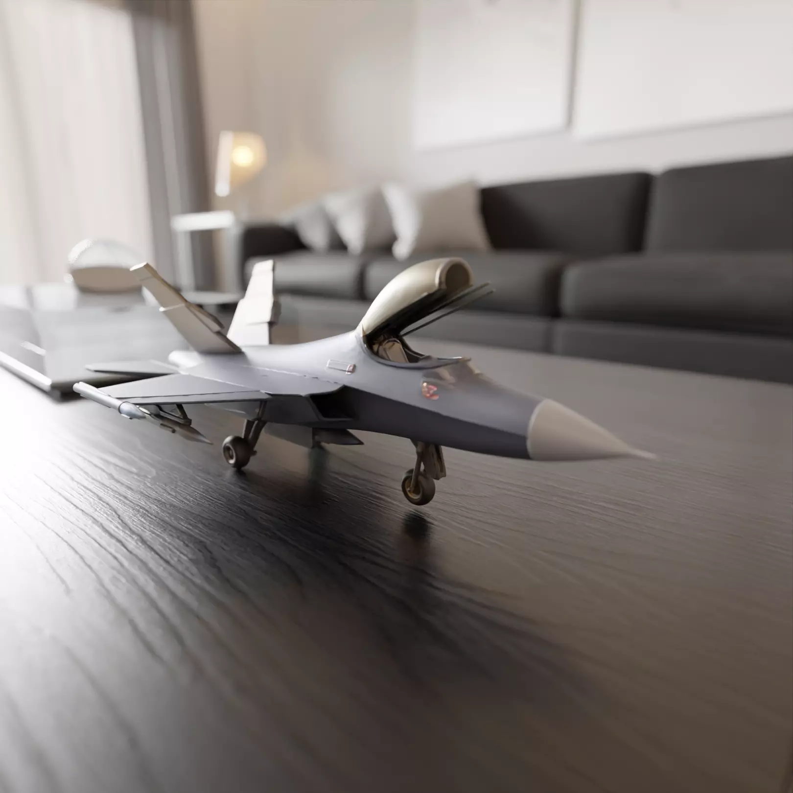 fighter jet 3D print model_0