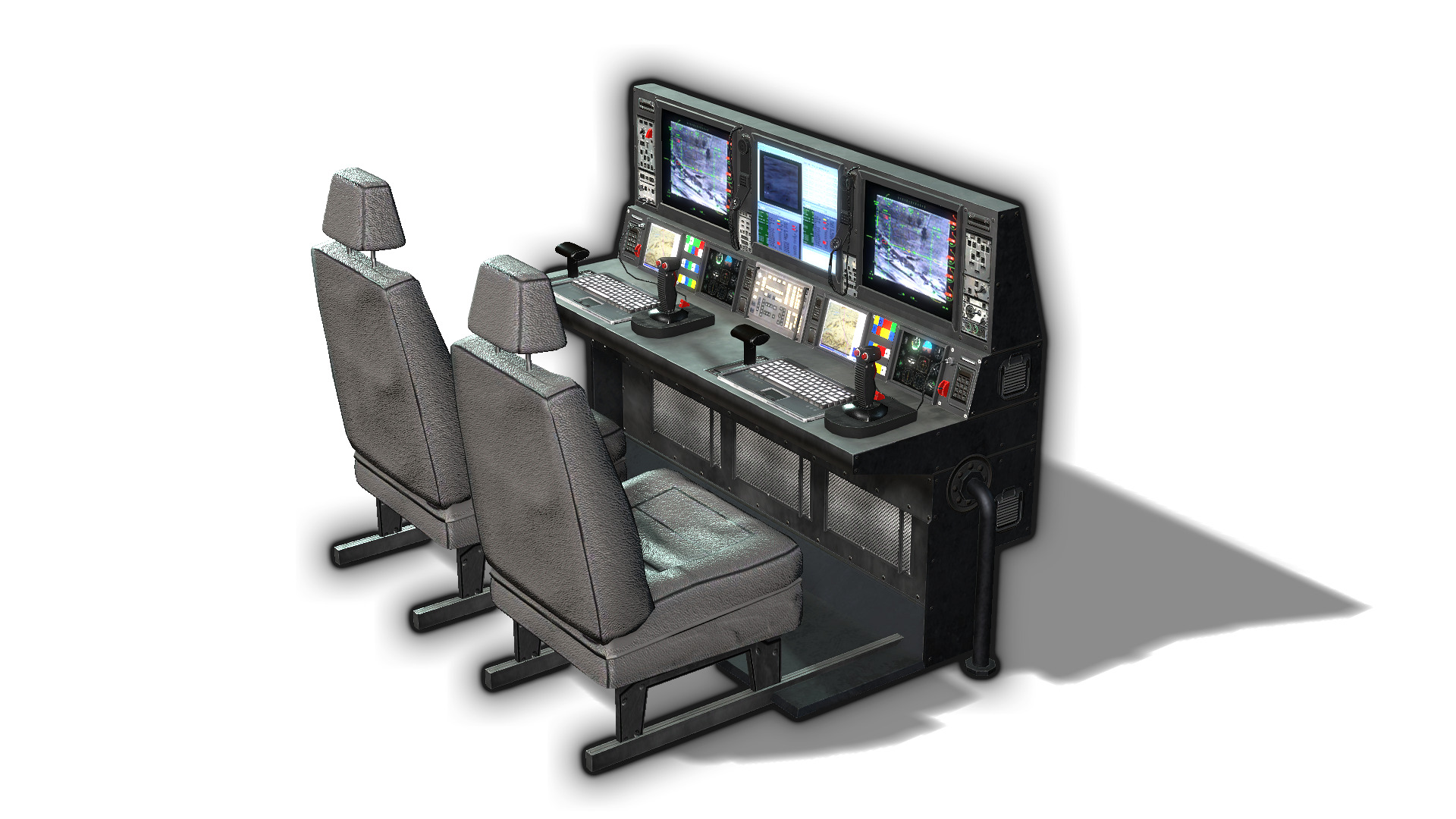 Drone Console Low-poly 3D model_2