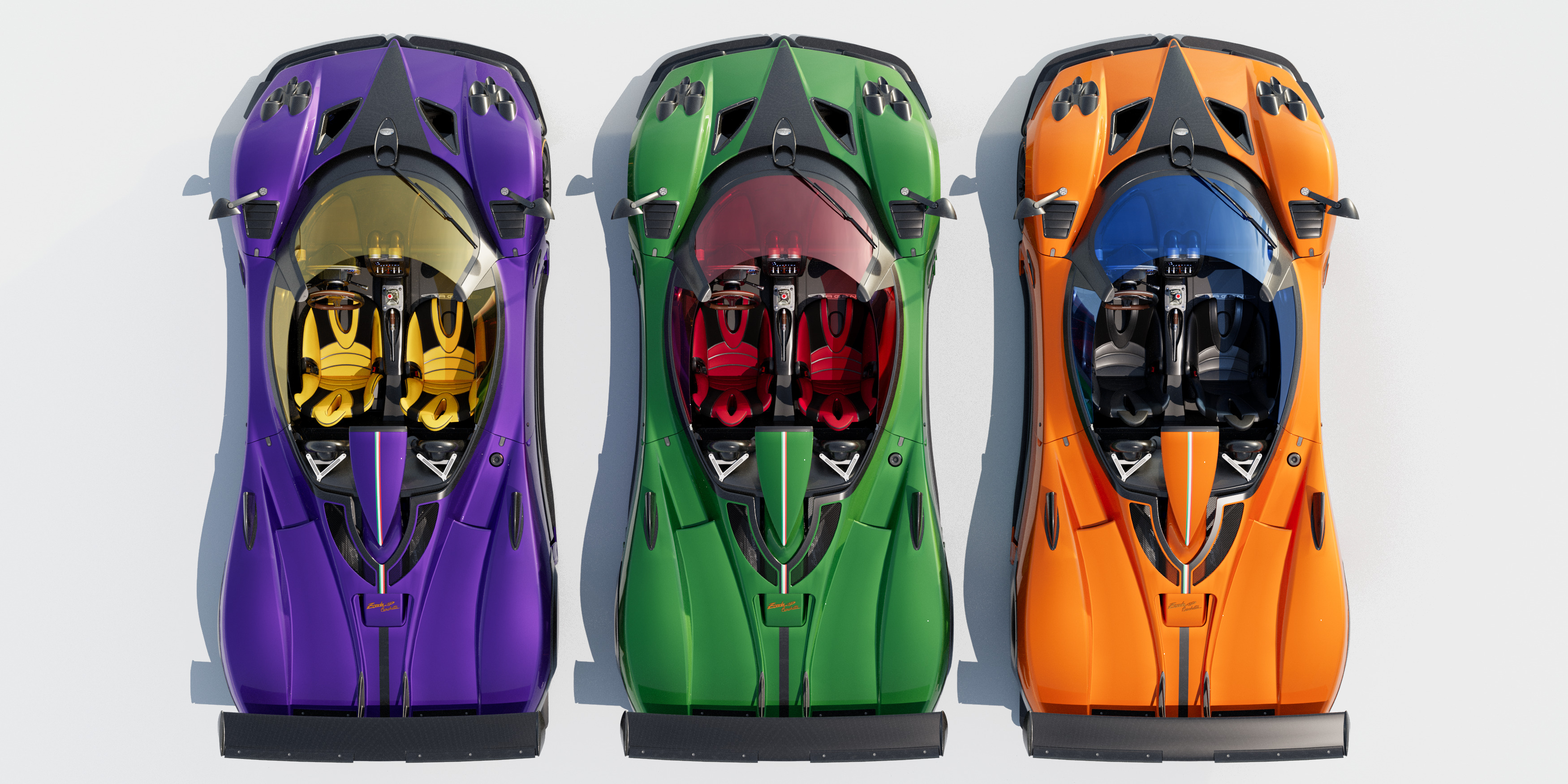 Pagani Zonda HP Barchetta 3D model_4