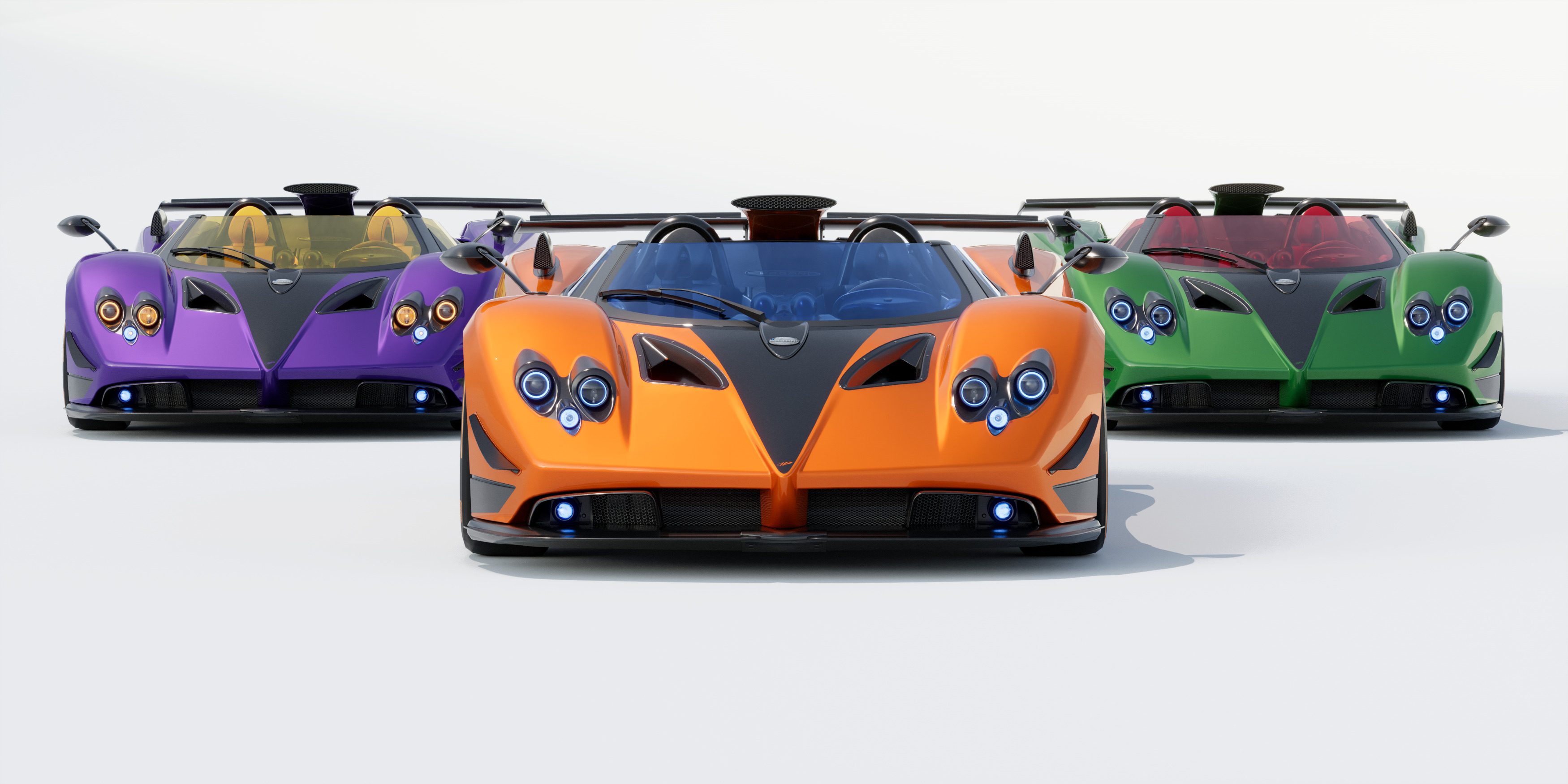 Pagani Zonda HP Barchetta 3D model_15