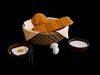 Chinese breakfast  Fried dough sticks and Soy milk and Pancakes 3D model_1