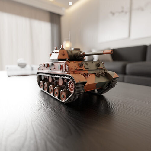 war tank 3D print model