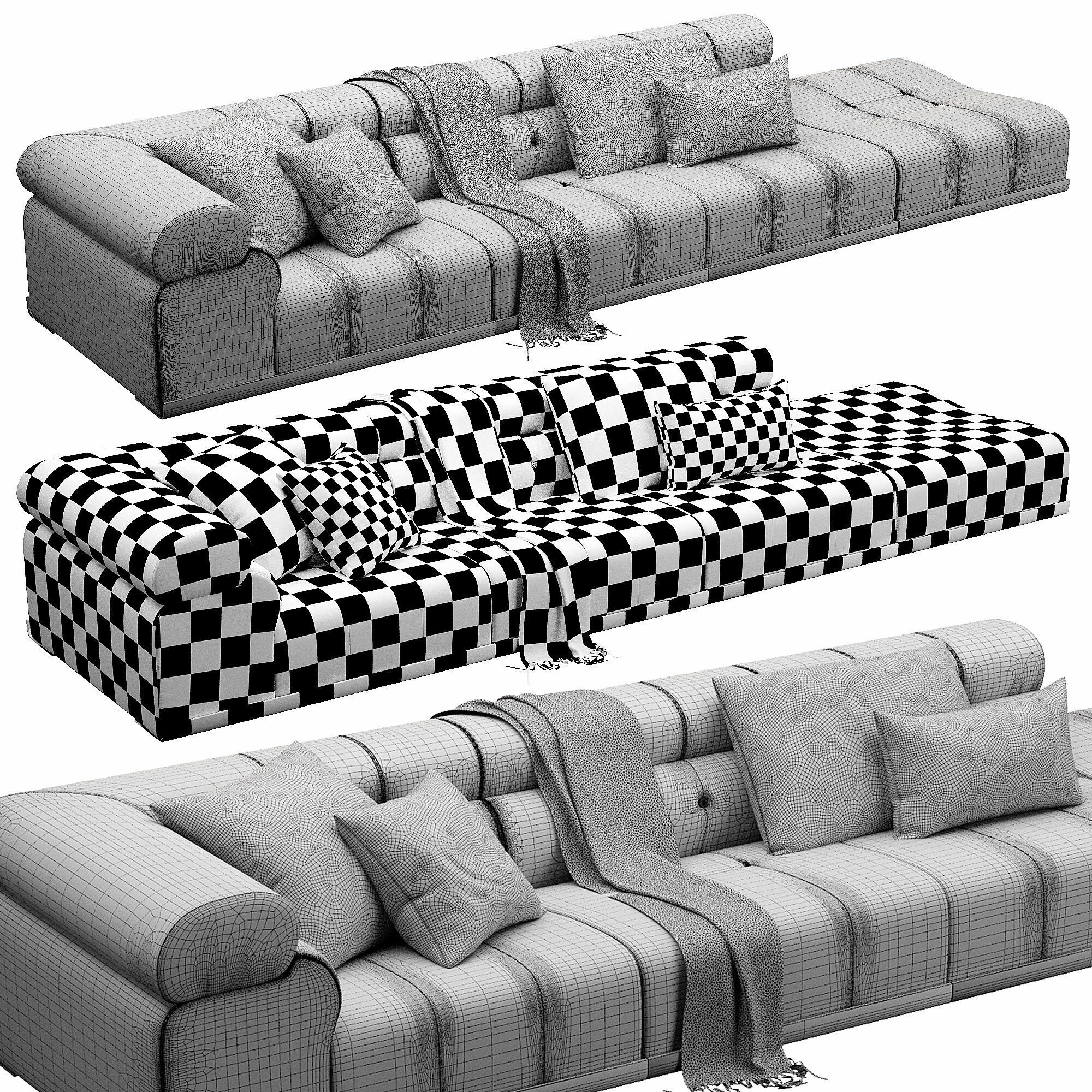 Coupe Sofa 3D model_7
