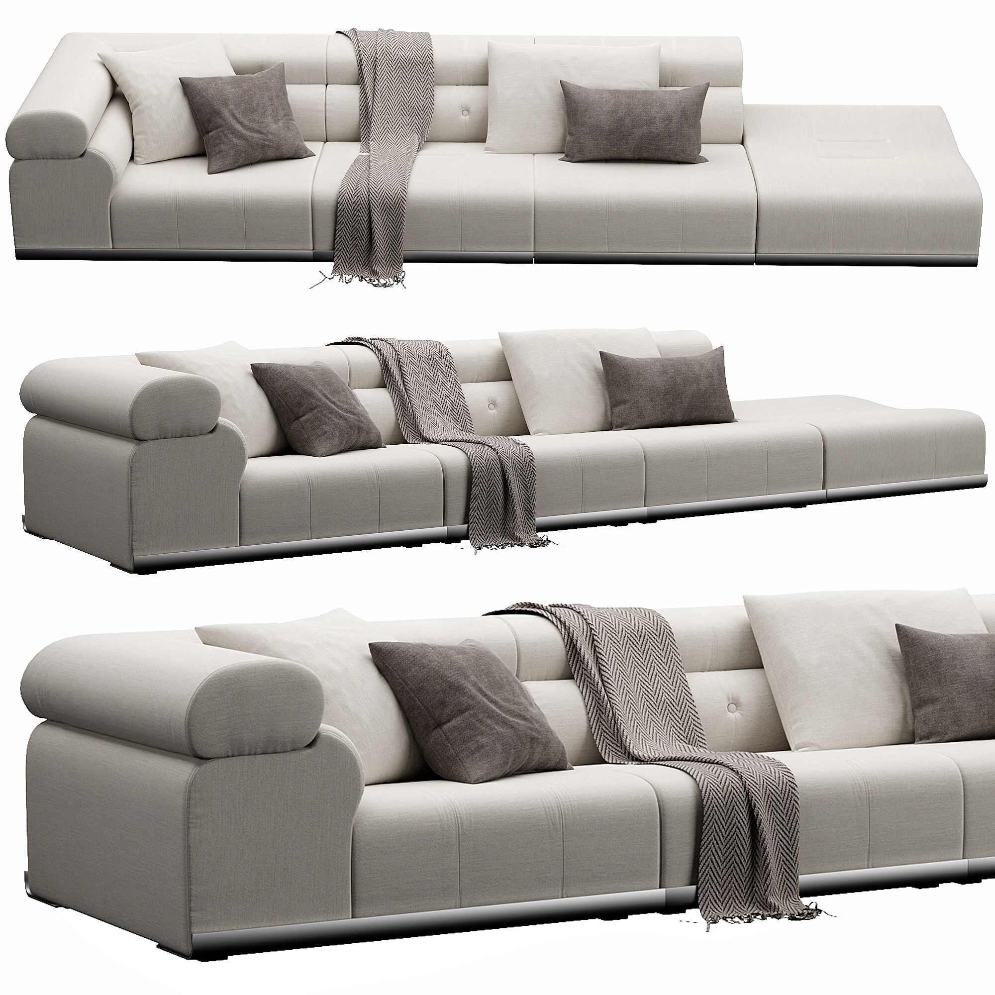 Coupe Sofa 3D model_3