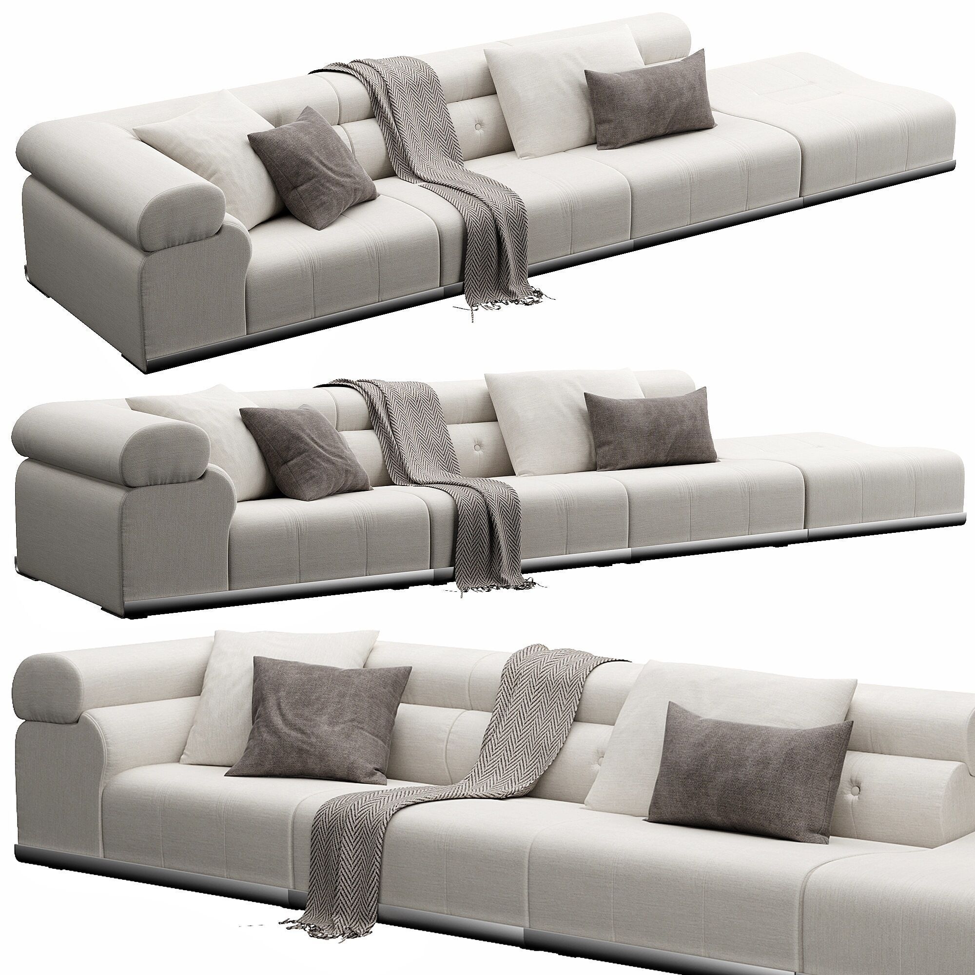 Coupe Sofa 3D model_4