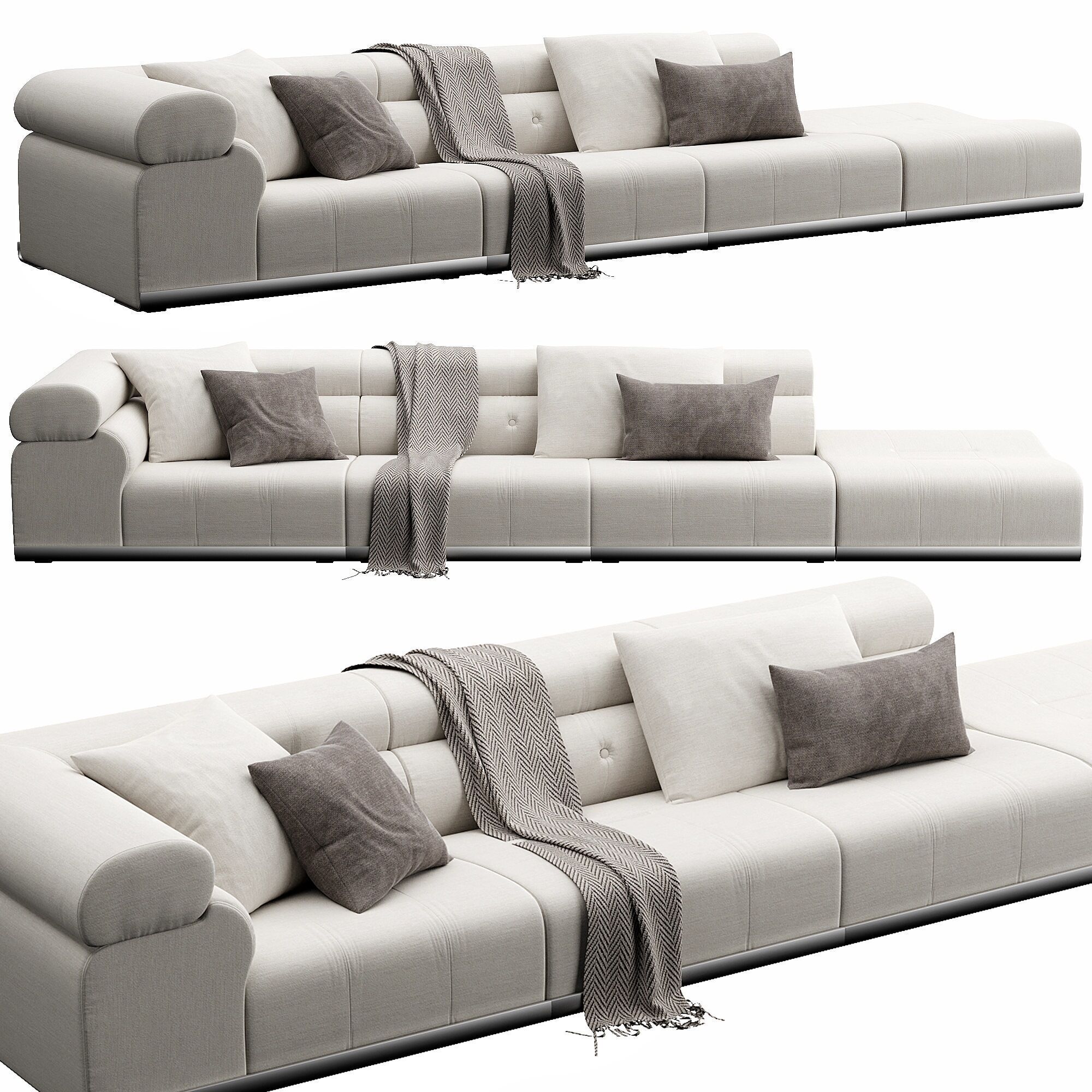 Coupe Sofa 3D model_1