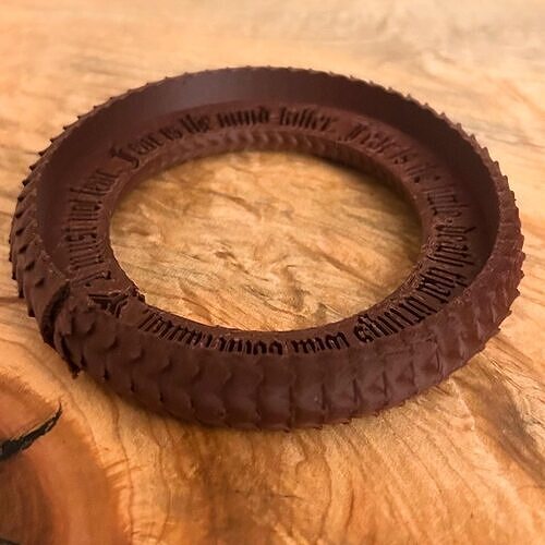 Dune Sandworm Coaster  -  Fear is the Mind Killer 3D print model