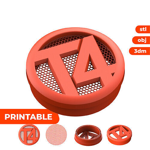 VW T4 LOGO 3D print model