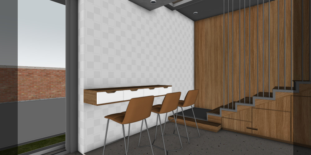 Modern Open Plan Stylish Interior 3D Model Low-poly 3D model_31