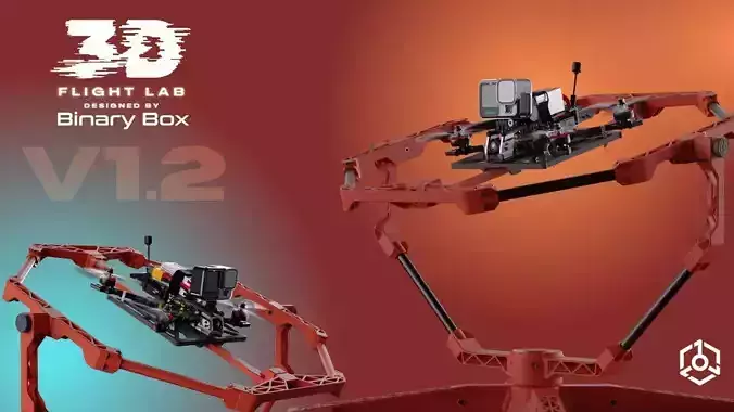 DIY Drone Gyro Kit for Hobbyists Schools and Engineers 3D print model