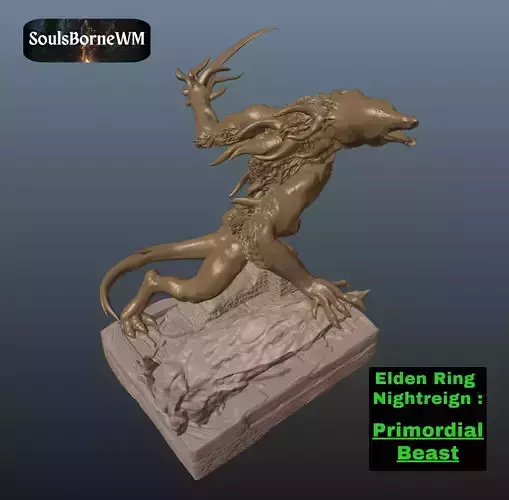 Elden Ring Nightreign Primordial Beast executor beast 3D print model