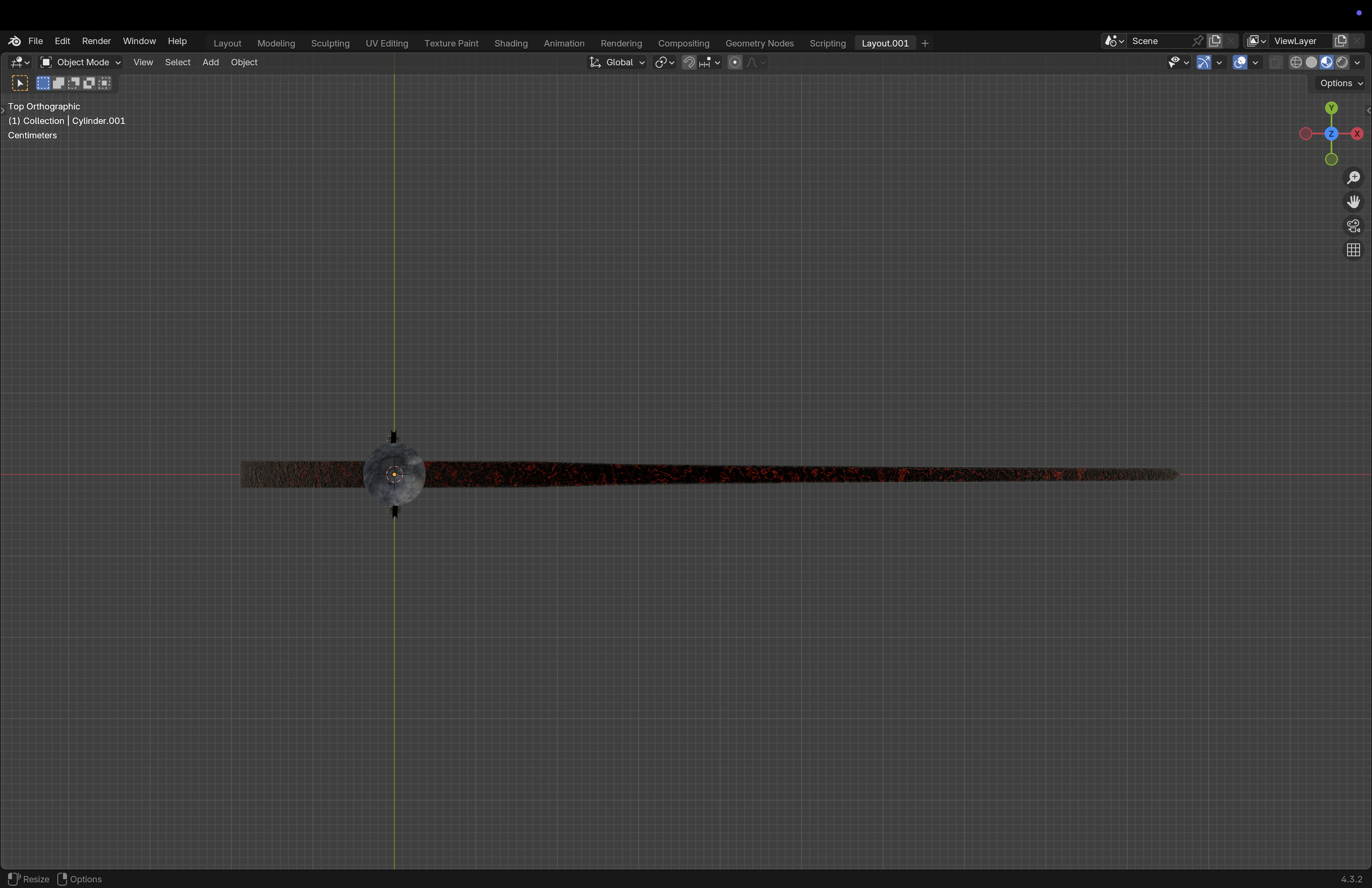 Scythe Low-poly 3D model_14