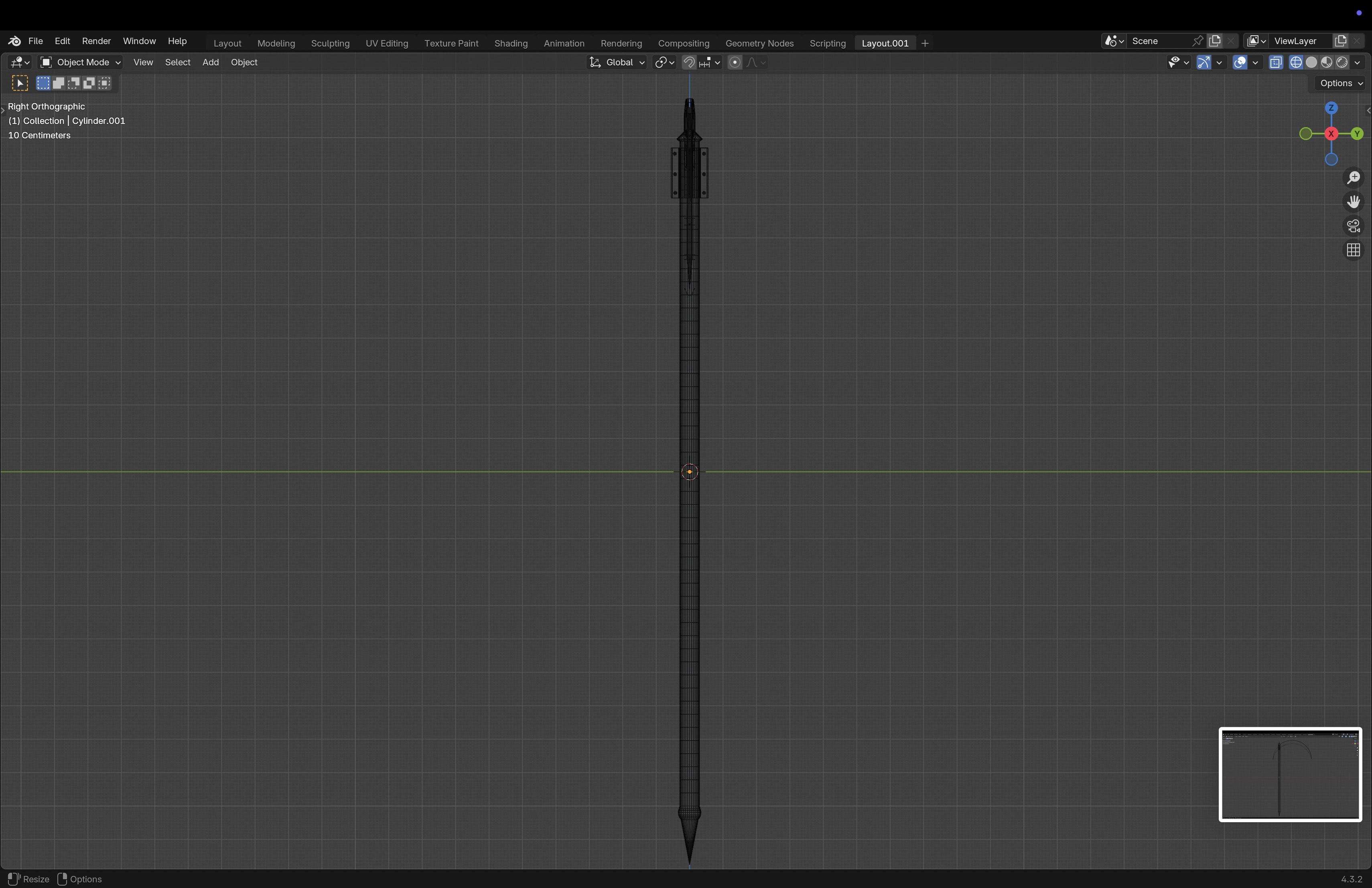 Scythe Low-poly 3D model_17