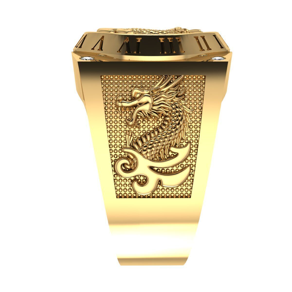 Men Ring 189 3D print model_7