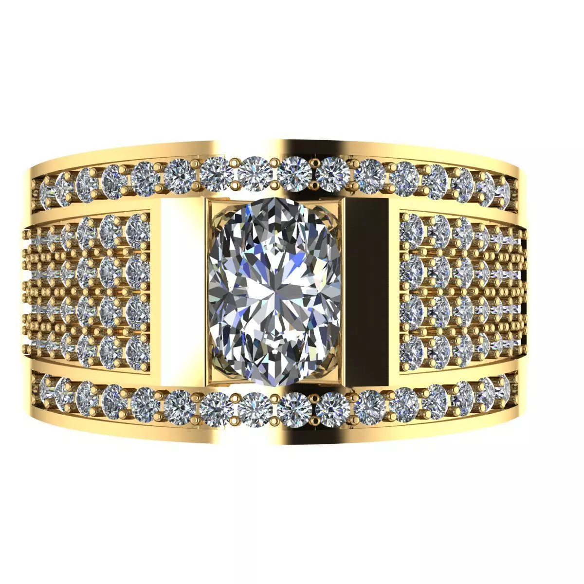 Men Ring 190 3D print model_0