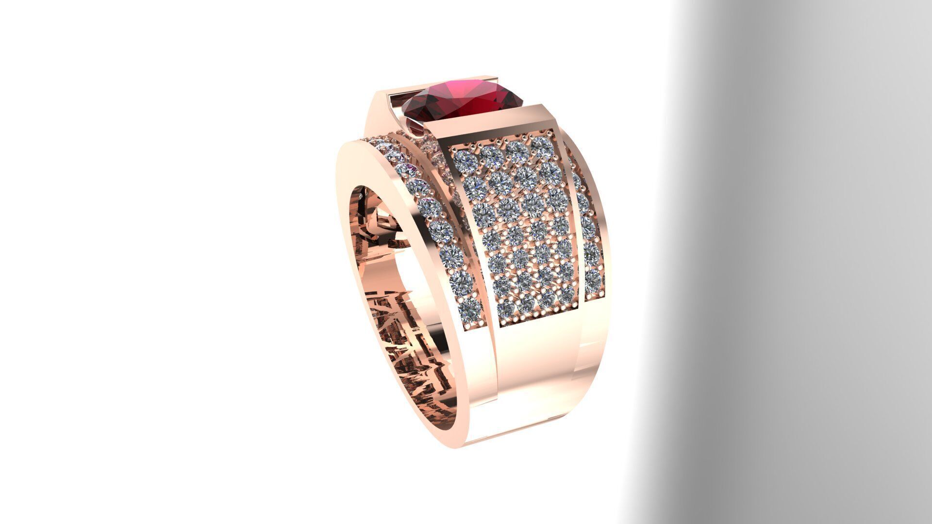 Men Ring 190 3D print model_2