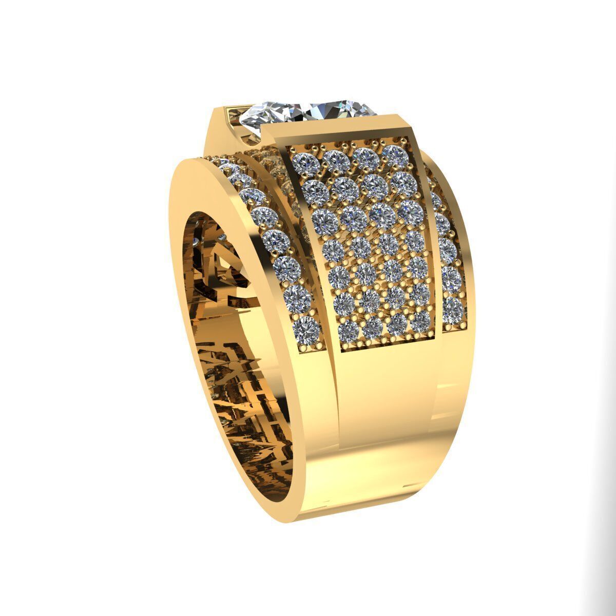 Men Ring 190 3D print model_6