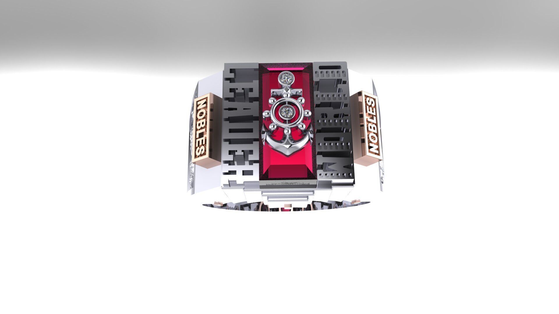 Men Ring 191 3D print model_8