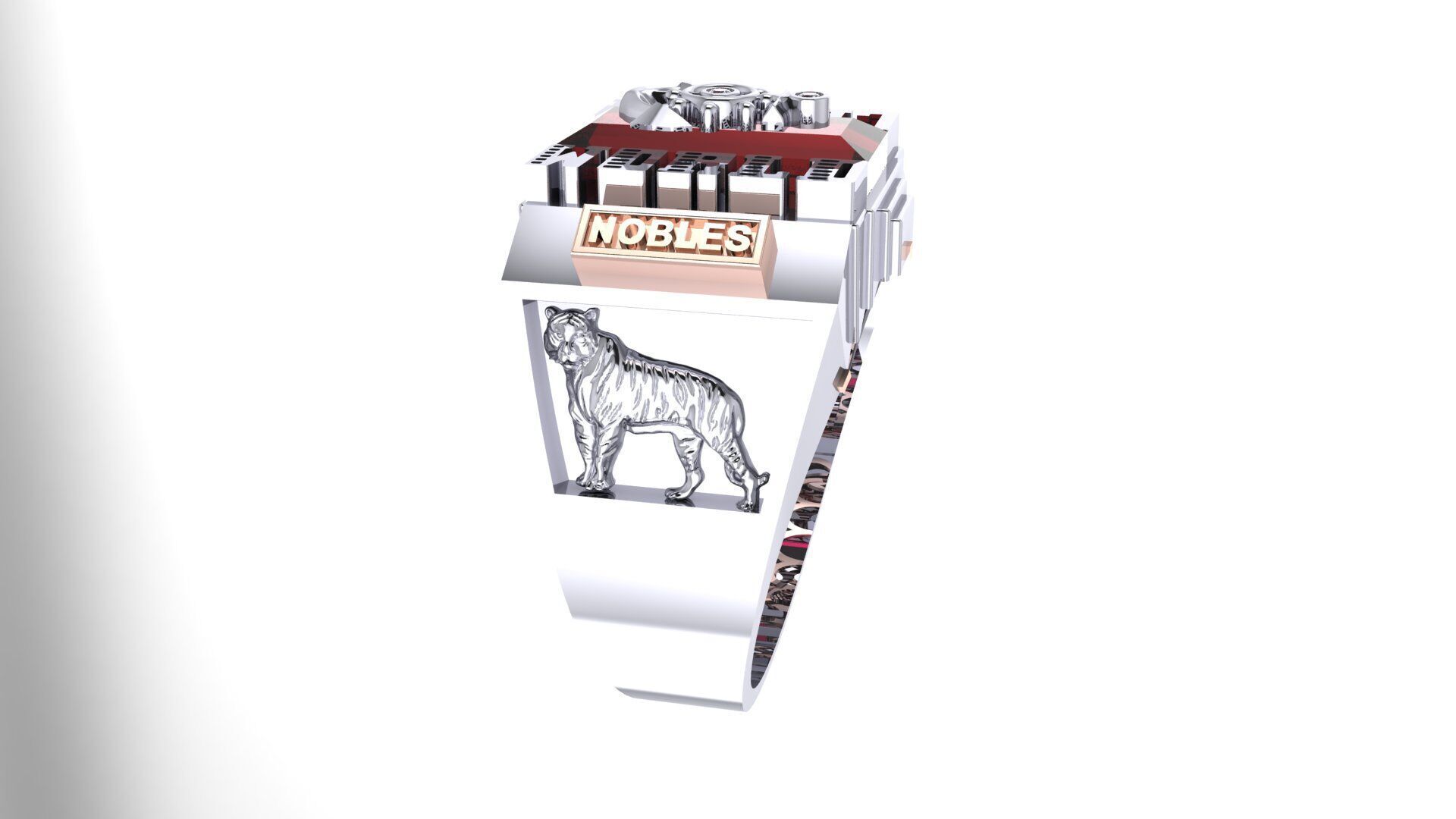 Men Ring 191 3D print model_11