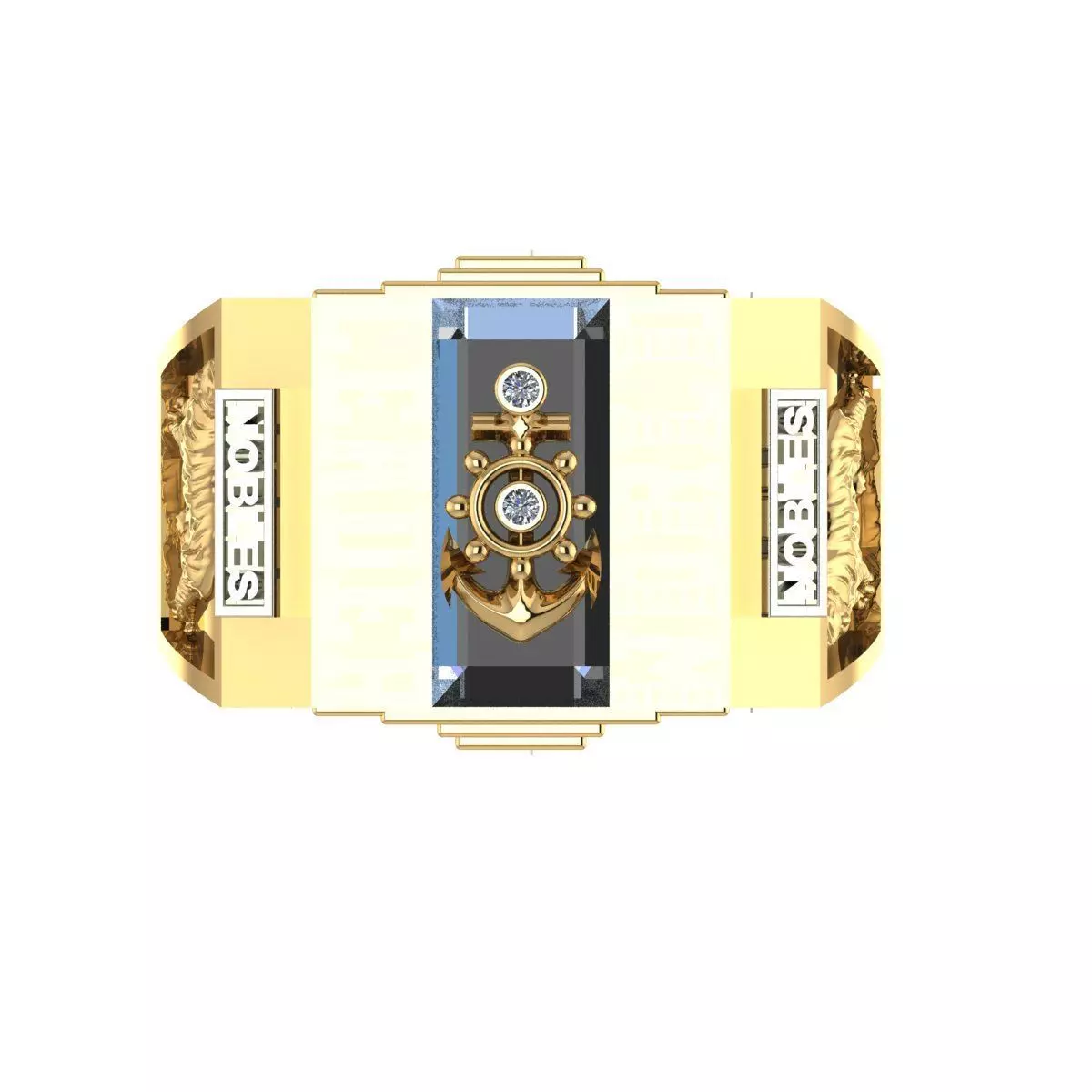 Men Ring 191 3D print model_0