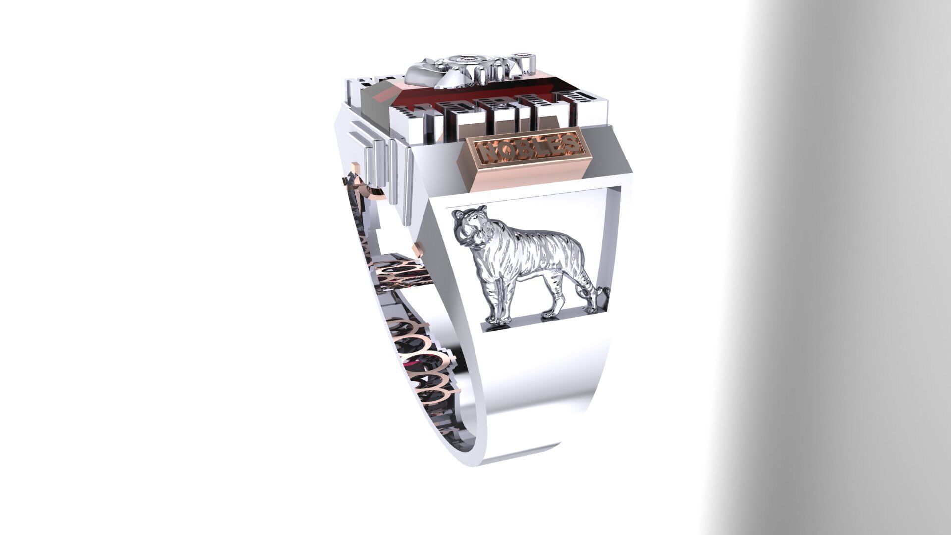 Men Ring 191 3D print model_10