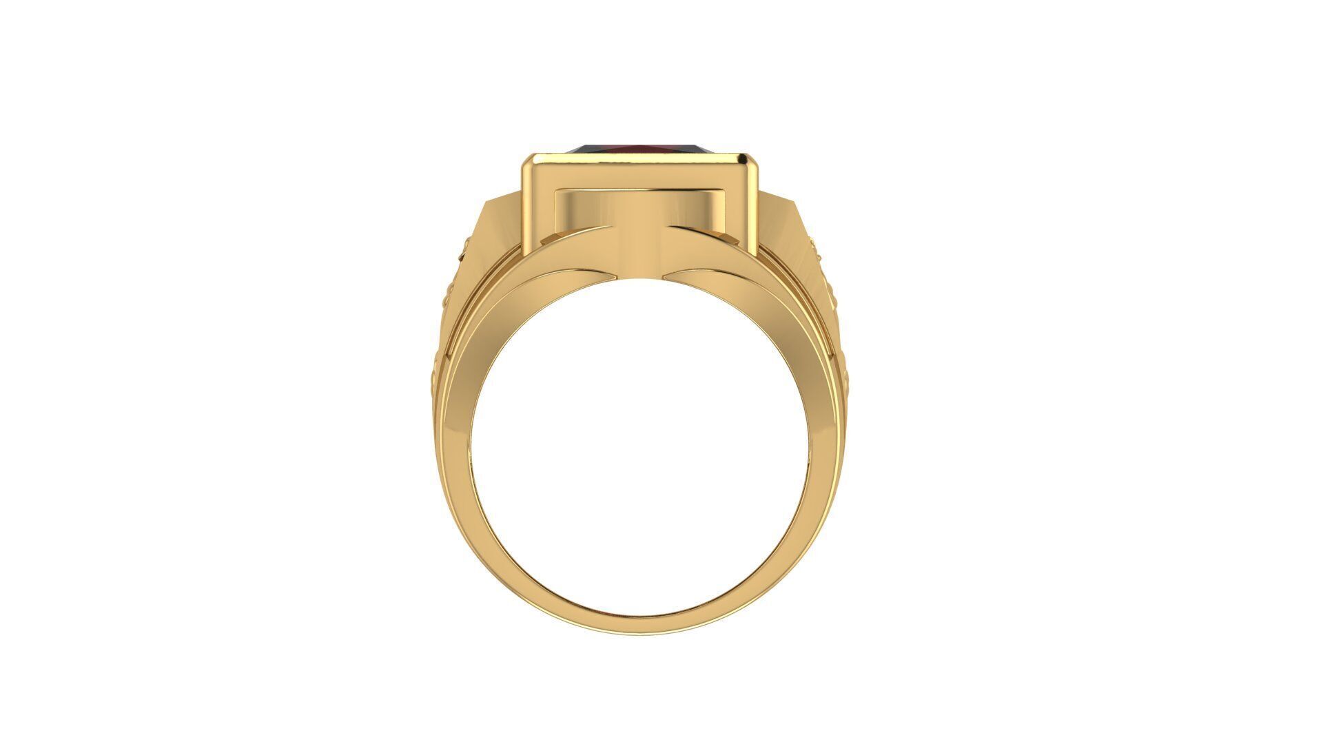 Men Ring 195 3D print model_2