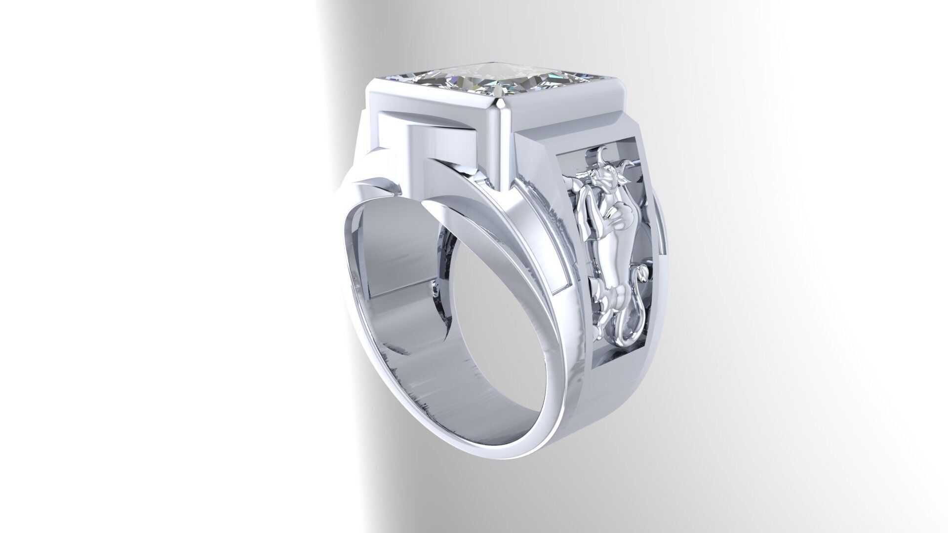 Men Ring 195 3D print model_7