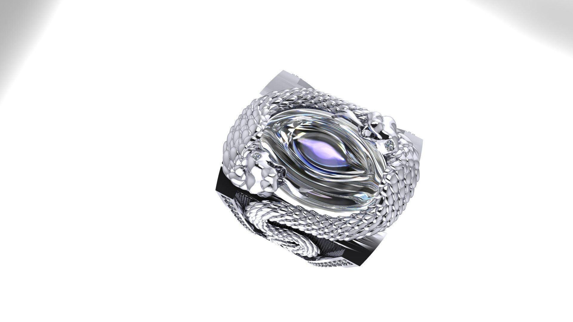 Men Ring 198 3D print model_6