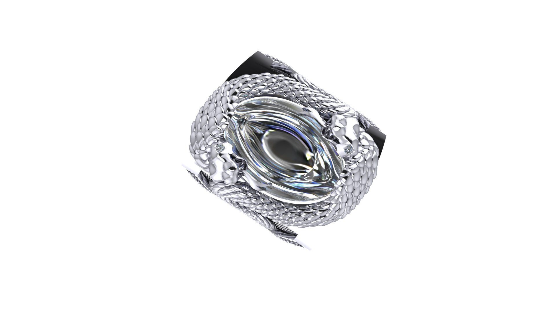 Men Ring 198 3D print model_7