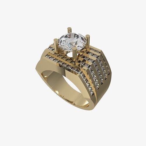 Men Ring 200 3D print model