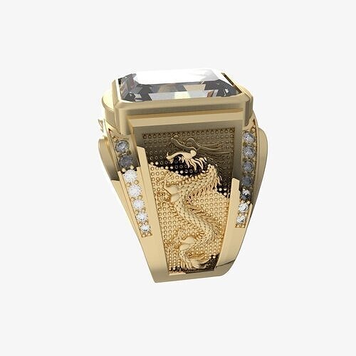 Men Ring 205 3D print model