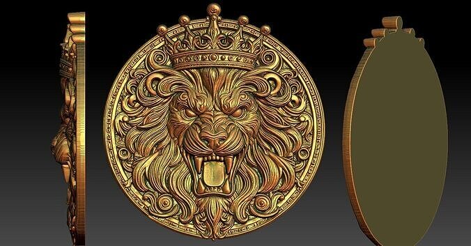 1 The Lion King CNC Relief Model 3D print model