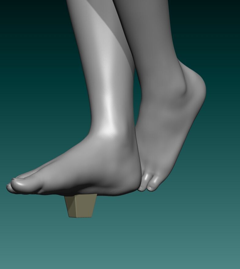 Hug yourself  Girl  3D print model_7