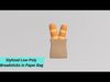 Stylized Low-Poly Breadsticks in Paper Bag Low-poly 3D model_1