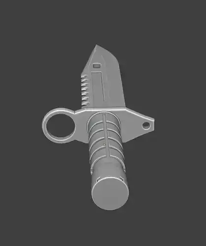 M9 Bayonet - Lowpoly - Midpoly