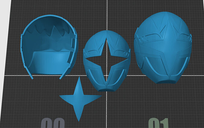 Ninja Storm Green 3D print model